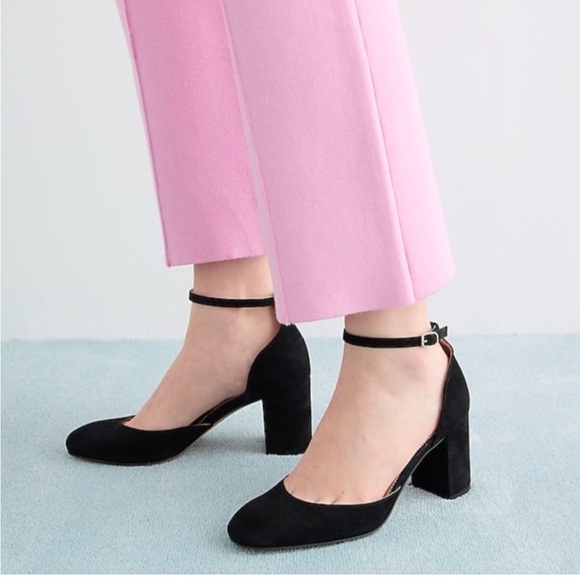 J. Crew Metallic Ankle Strap Maisie Pump - Picture 4 of 15